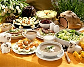 Polish buffet for Easter breakfast