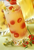 Cocktail tomatoes in aspic