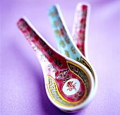 Three Asian spoons