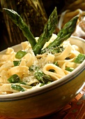 Tagliatelle with Green Asparagus