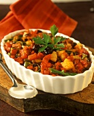 Turkish style potato and vegetable casserole
