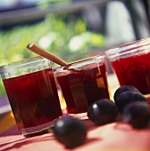 Home-made plum jam