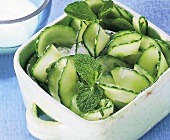 Cucumber and mint salad
