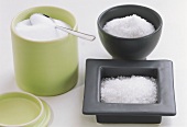 Iodine salt, fine and coarse sea salt