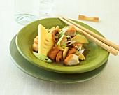 Sweet and sour fish stew with bamboo sprouts