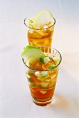 Cold apple punch