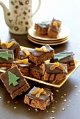 Gingerbread brownies