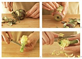 Preparing artichoke