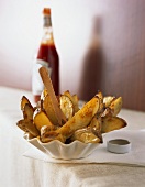 Country potatoes (oven-baked potato wedges)