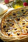 Pissaladière (onion and anchovy tart, France)