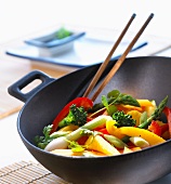 Wok with vegetables