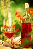 French rosé vin de pays as aperitif 