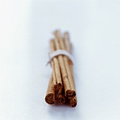 A bundle of cinnamon sticks
