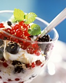 Berries with yoghurt