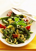 Asparagus and potato salad