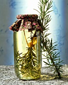 Rosemary wine (effective tonic and old household remedy)