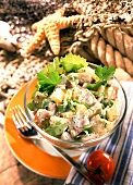 Matje herring and potato salad