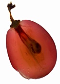 Half a red grape