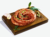 Saucisse de Toulouse (sausage speciality from France)
