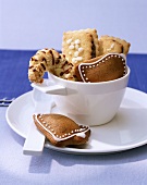 Several biscuits in a cup