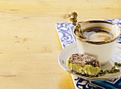 Middle Eastern mocha with stuffed date