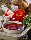 Classic tomato and garlic sauce