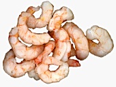 Mehrere gekochte und geschälte Shrimps