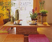 Asiatisches Flair im Esszimmer mit Bambus & Bromelien