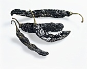 Chili peppers, variety ‘Chile pasilla’, dried