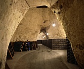 Remueur bei Veuve Clicquot Ponsardin, Champagne, Frankreich