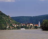 Dürnstein und die Donau, Wachau, Österreich