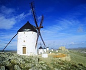 Windmills at Consuegra in La Mancha, Spain