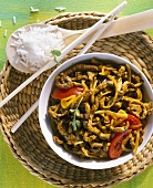 Lammcurry mit Reis (Asien)