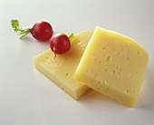 Bierkäse cheese with radishes