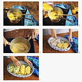 Preparing Moroccan style fish fillet