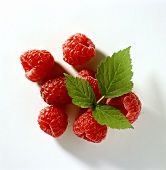 Pile of Fresh Raspberries