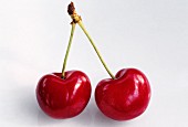 Two Red Cherries