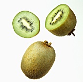 One Whole and One Halved Kiwi