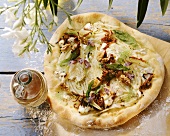 Fennel Pizza with Walnuts