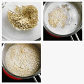 Cooking barley groats