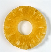 Eine Ananasscheibe
