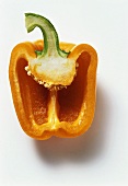 Half an orange pepper