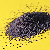 A heap of poppy seeds 