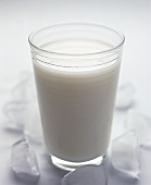 Milk in a glass