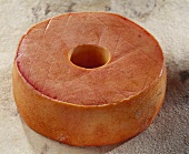 Murol, a French semi-hard cheese with a hole in the middle