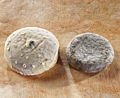 Chevre au poivre and Chevriou, French goat's cheeses