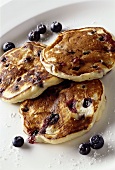 Buttermilk pancakes with blueberries