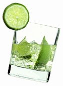 Water with Limes; Ice