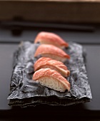 Nigiri sushi with tuna