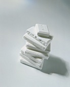 A pile of dextrose on white background